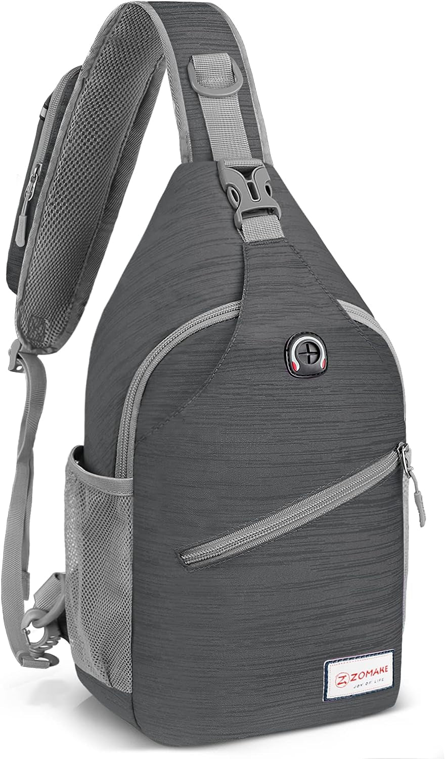 Sling Bag for Women Men, Small Crossbody Sling Backpack, Mini Water Resistant Shoulder Daypack for Travel, anti Thief Chest Bag for Hiking, Sports(Flamingo Blue)