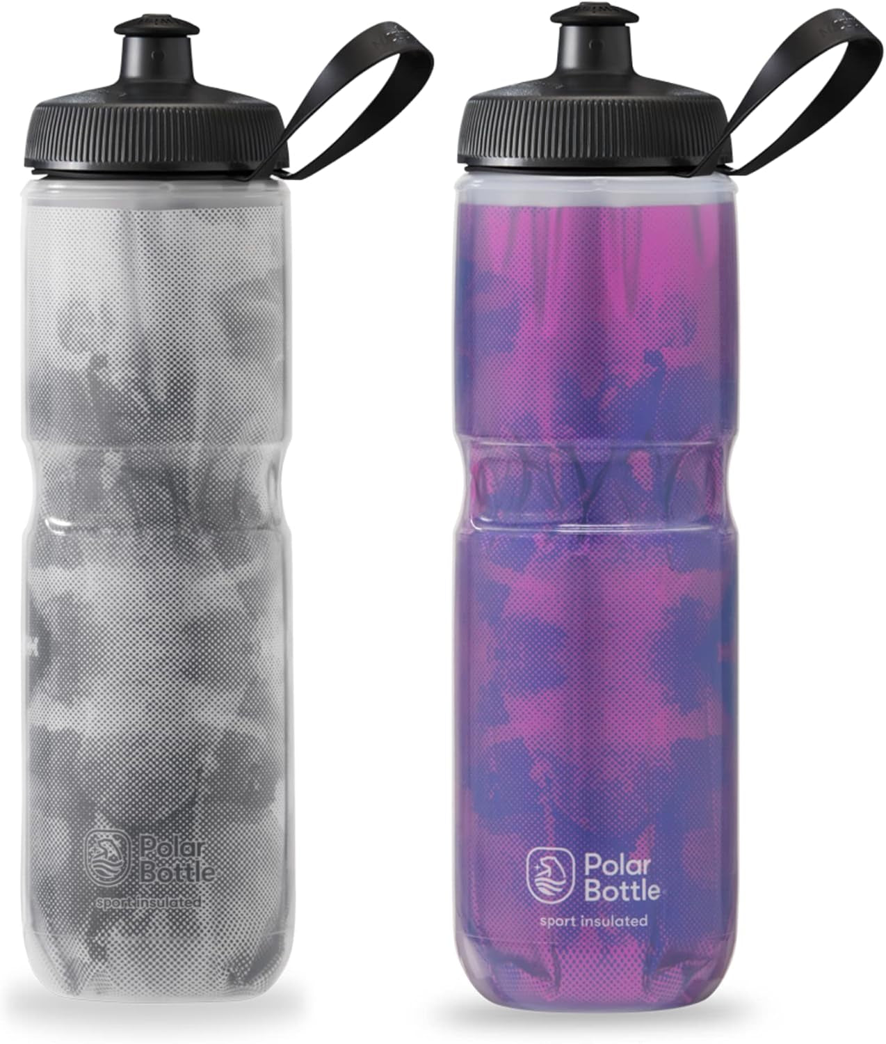 Sport Insulated by Hydrapak (20Oz & 24Oz) – Leak Proof Water Bottles Keep Water Cooler 2X Longer than a Regular Reusable Water Bottle