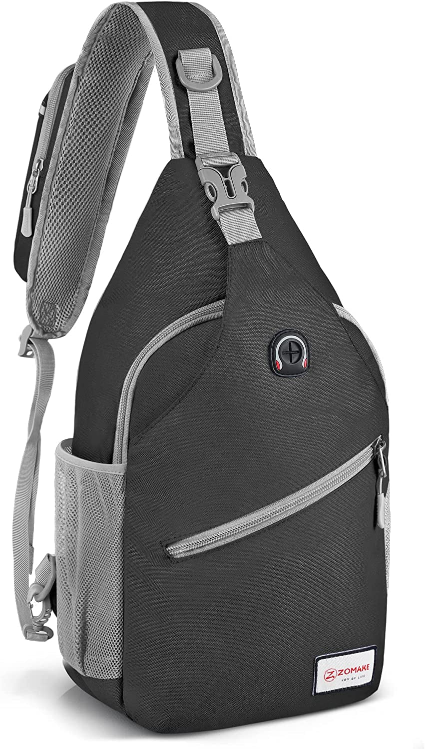 Sling Bag for Women Men, Small Crossbody Sling Backpack, Mini Water Resistant Shoulder Daypack for Travel, anti Thief Chest Bag for Hiking, Sports(Flamingo Blue)