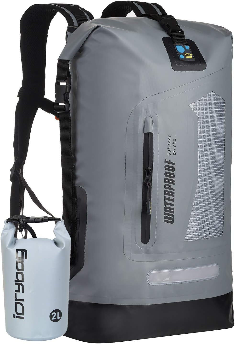 Waterproof Backpack Dry Bag 20L/30L/40L, Floating Dry Backpack Waterproof for Men, Dry Sack Waterproof Bag for Kayak
