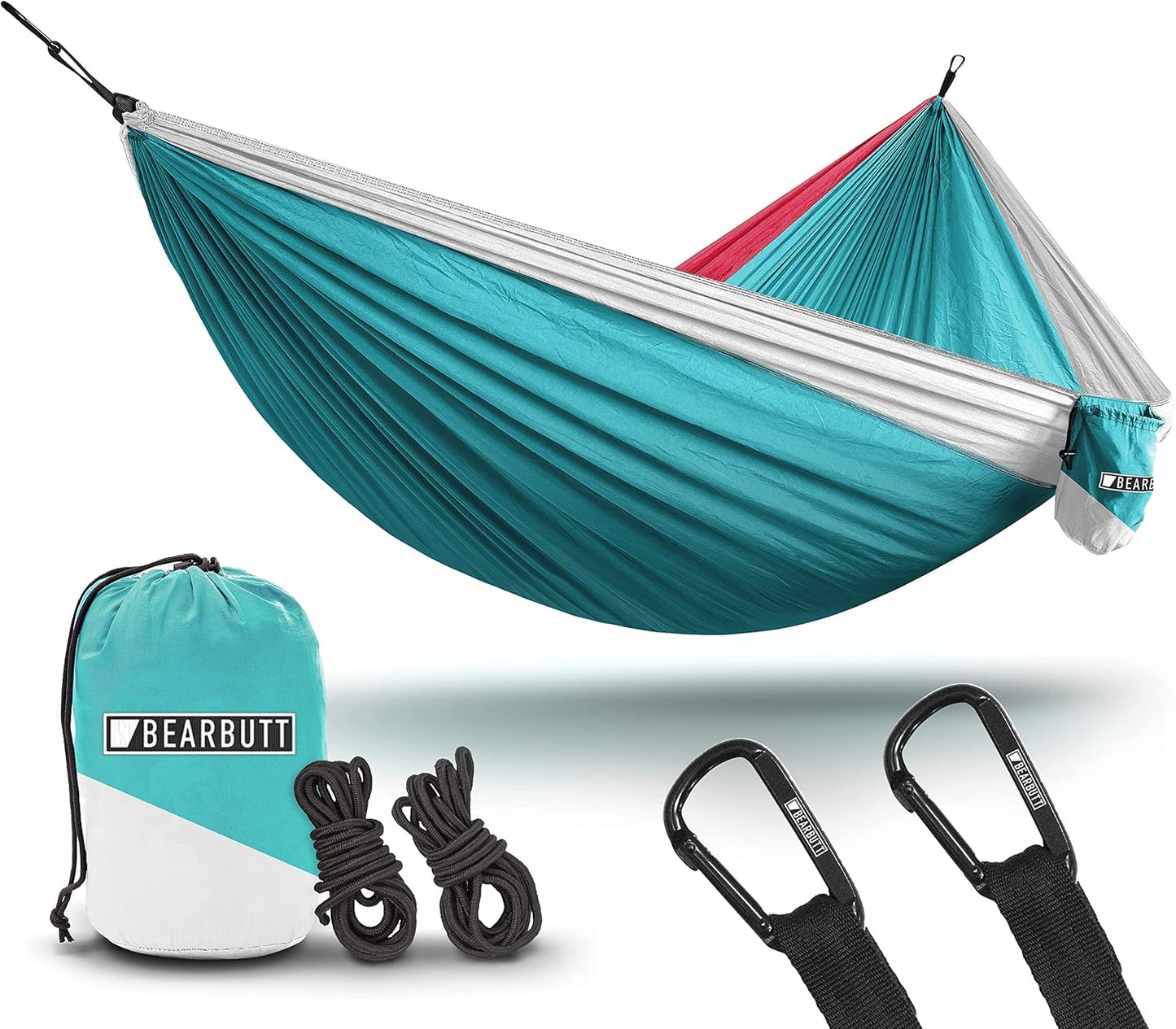 Camping Hammock - Hammock - Camping Gear - 2 Person Hammock - Backpacking Tree Hammock - Double Hammock Camping - Hiking Gear - Portable Hammock for Camping - Travel Hammock - Outdoor