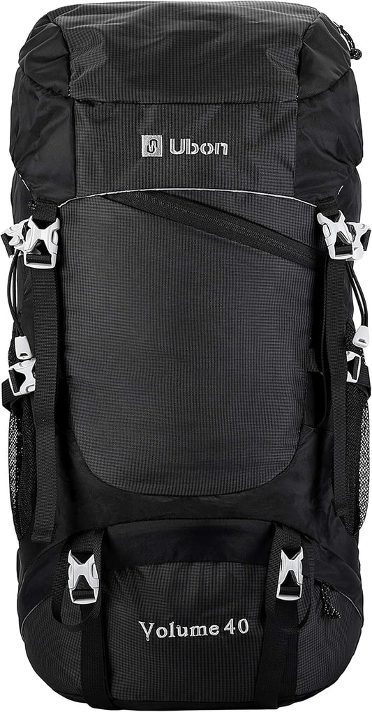 40L Unisex Packable Backpack Lightweight Waterproof Daypack Ultralight Foldable Outdoor Backpack for Hiking Camping Travel Black